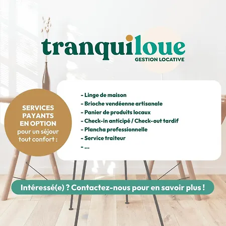 Holiday home Tranquiloue - Maison Ideale A 15min Du Puydufou Les Herbiers